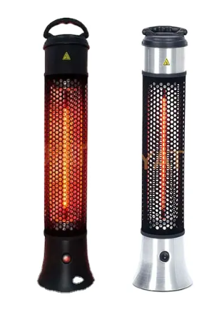 Tip over protection heater